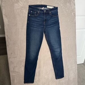 Rag & Bone Cate Mid-Rise Ankle Skinny Jeans | Carmen Wash | Size 26